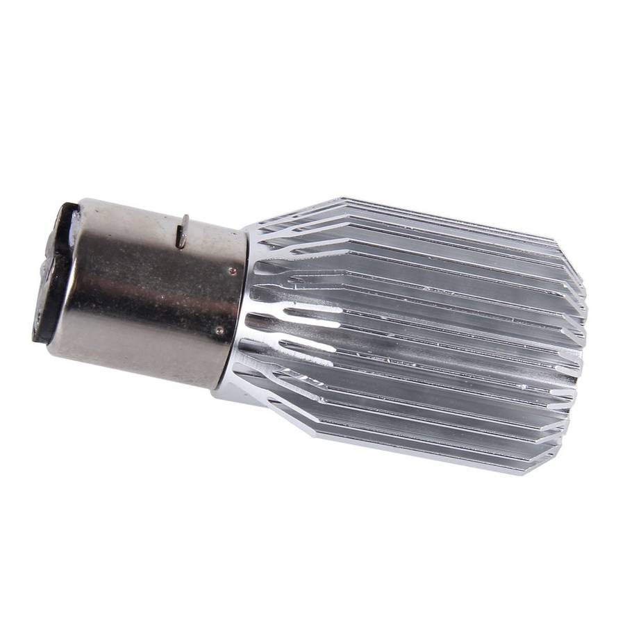 BA20D 5W 400lm 6000K COB LEDs Motorcycle Headlight Lamp, DC 9-80V(White Light)