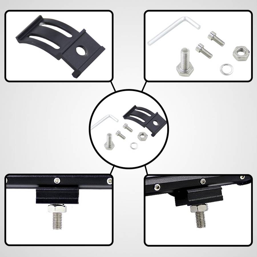 5 inch 18W 24 LED Waterproof IP67 Two Bar Modified Off-road Lights Spotlight Lig ... (White Light)