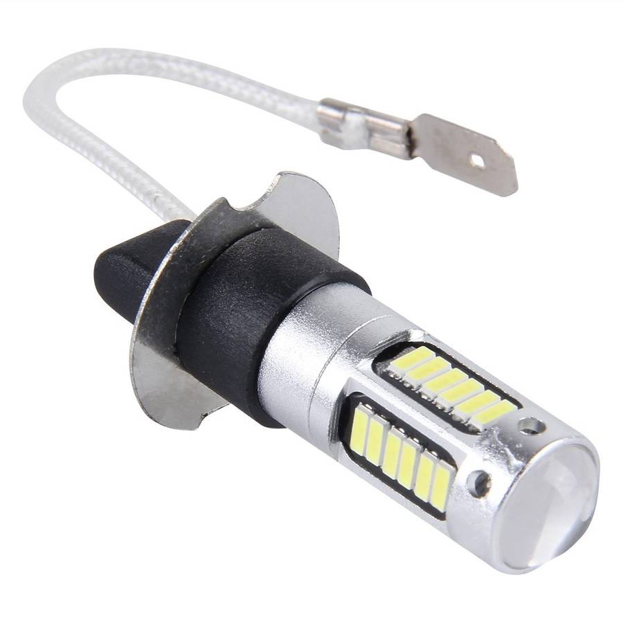 2 PCS H3 5W 30 SMD-4014 LEDs Car Fog Light, DC 12V(White Light)
