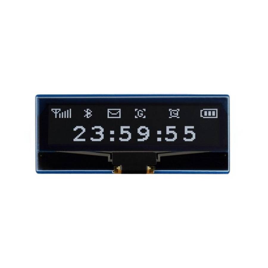 WAVESHARE 128 x 32 Pixel 2.23 inch OLED Display Module for Raspberry Pi Pico, SPI/I2C