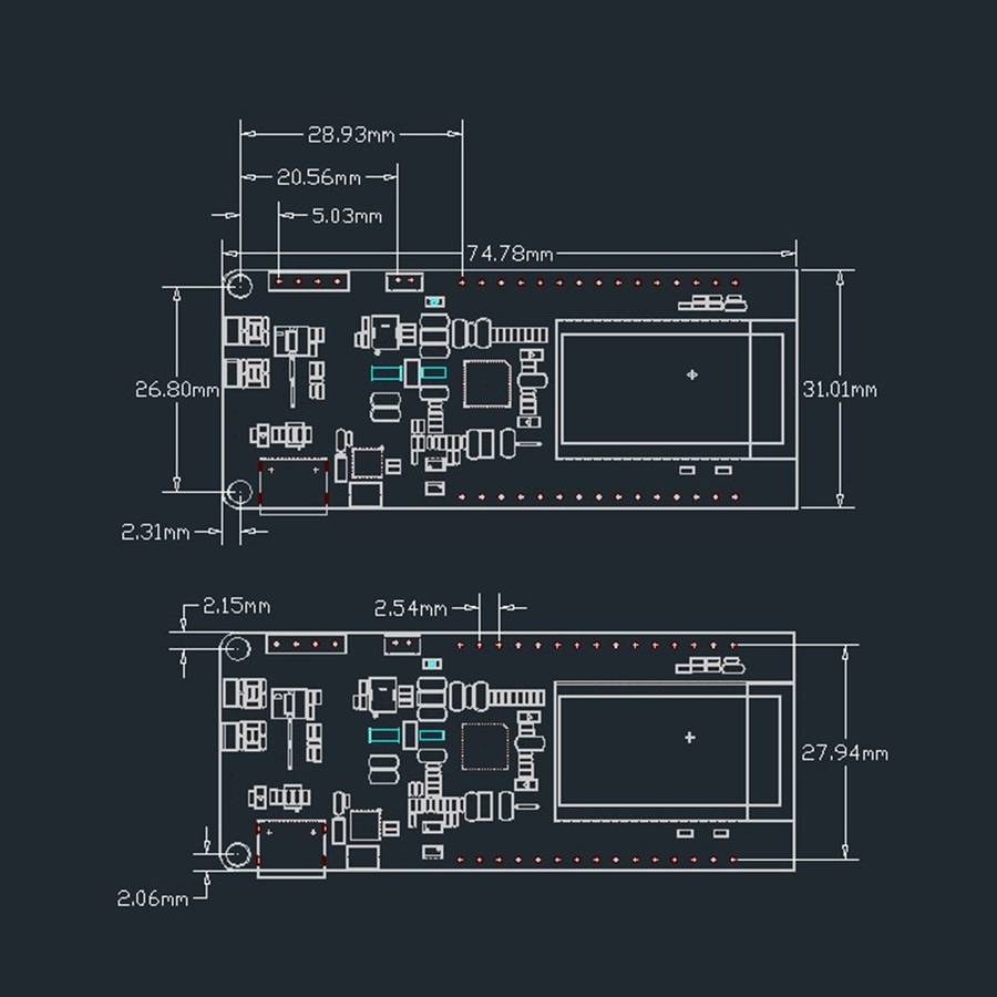 TTGO T-PCIE ESP32-WROVER-B AXP192 Chip WiFi Bluetooth Nano Card SIM Series Module 4MB Hardware Com