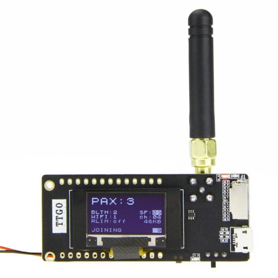 TTGO LORA32 V2.1 ESP32 0.96 inch OLED Bluetooth WiFi Wireless Module 433MHz SMA IP5306 Module with