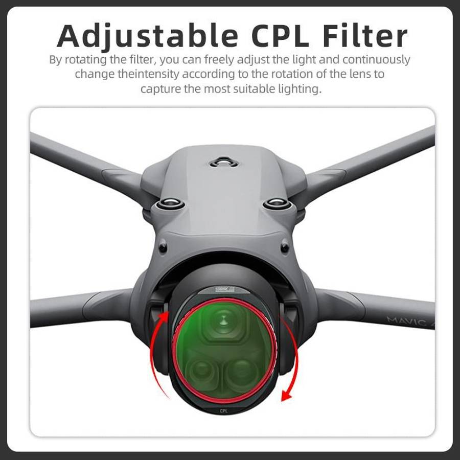 For DJI Mavic 4 Pro STARTRC CPL Lens Filter