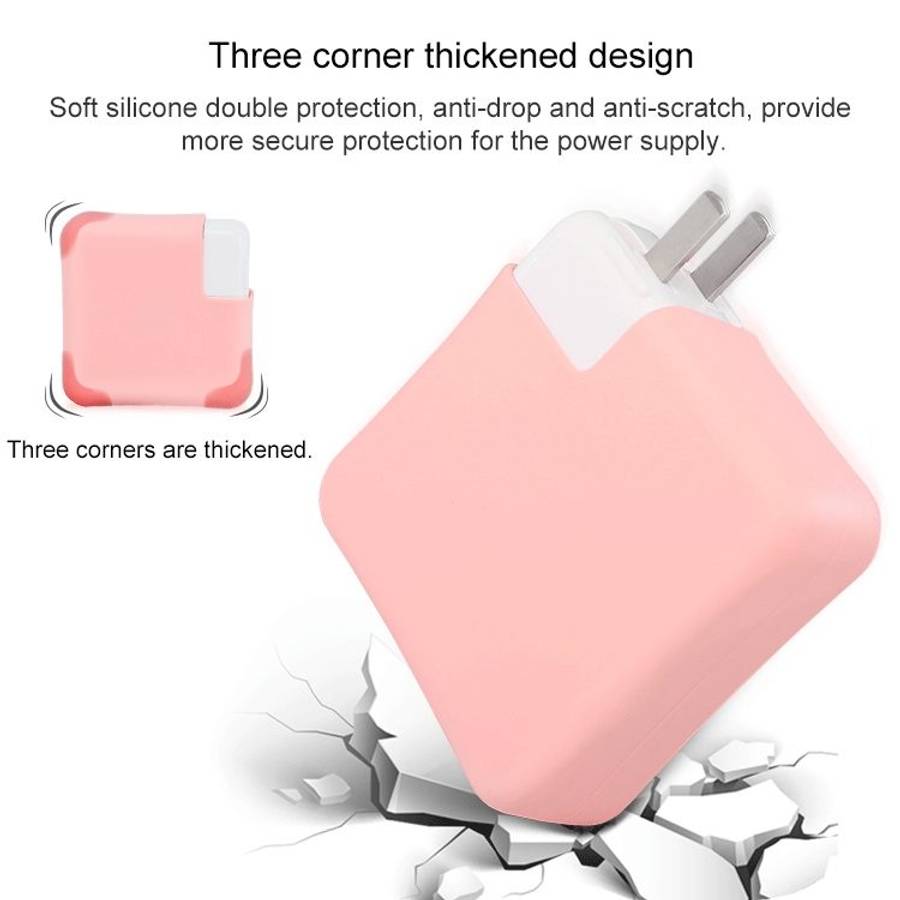 For Macbook Retina 13 inch 60W Power Adapter Protective Cover(Blue)