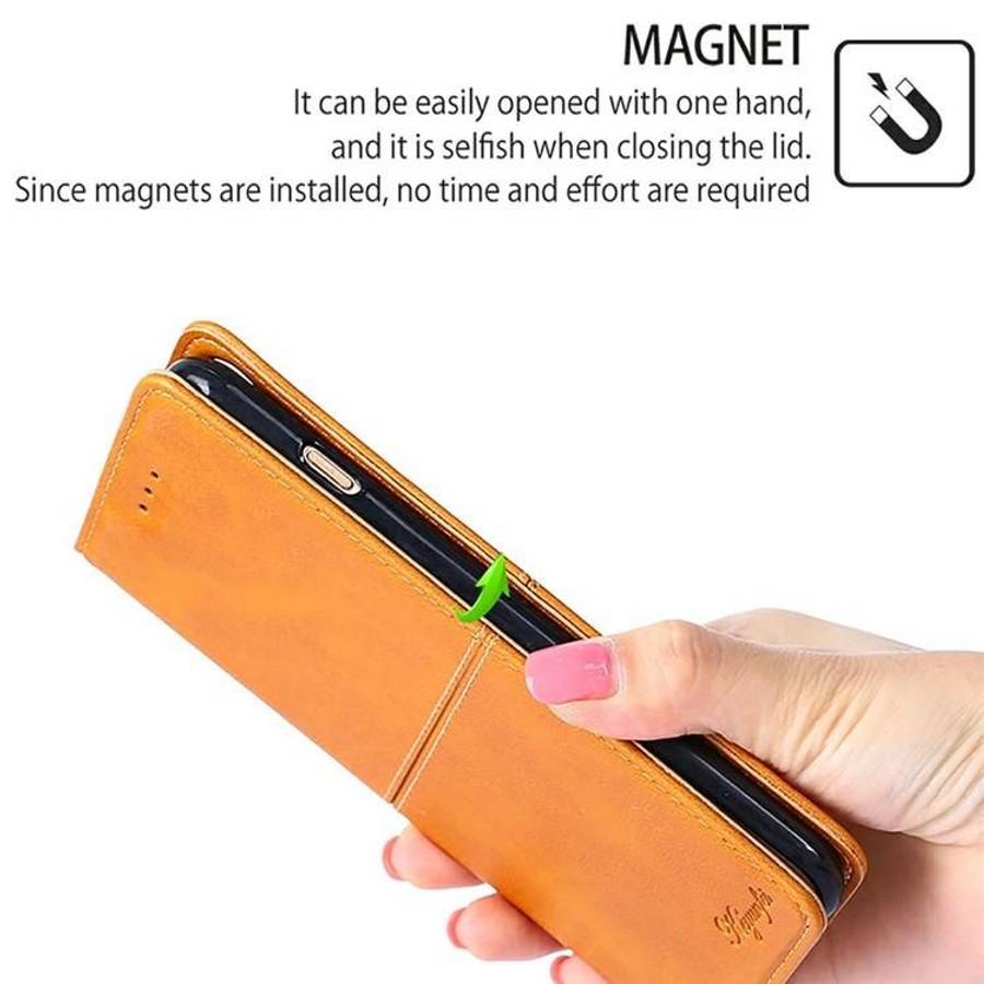 For Tecno Pova Slim 5G / Spark Slim 4G Cow Texture Magnetic Leather Phone Case(Light Brown)
