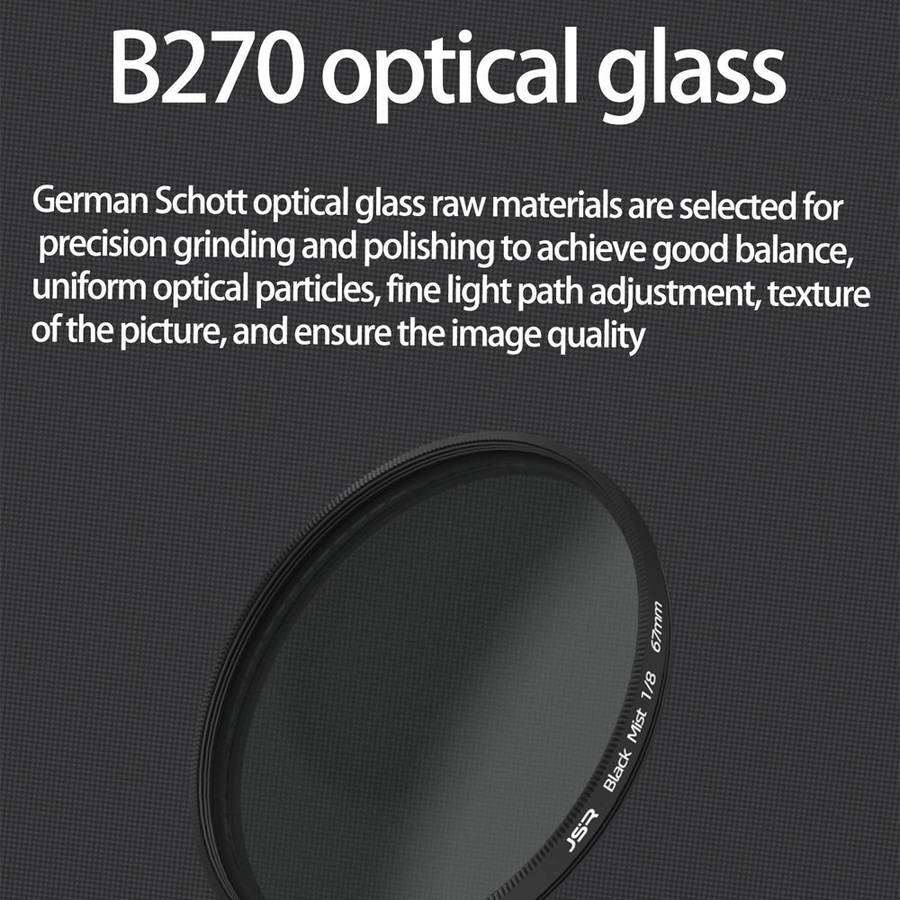 JSR Black Mist Filter Camera Lens Filter, Size:43mm(1/4 Filter)