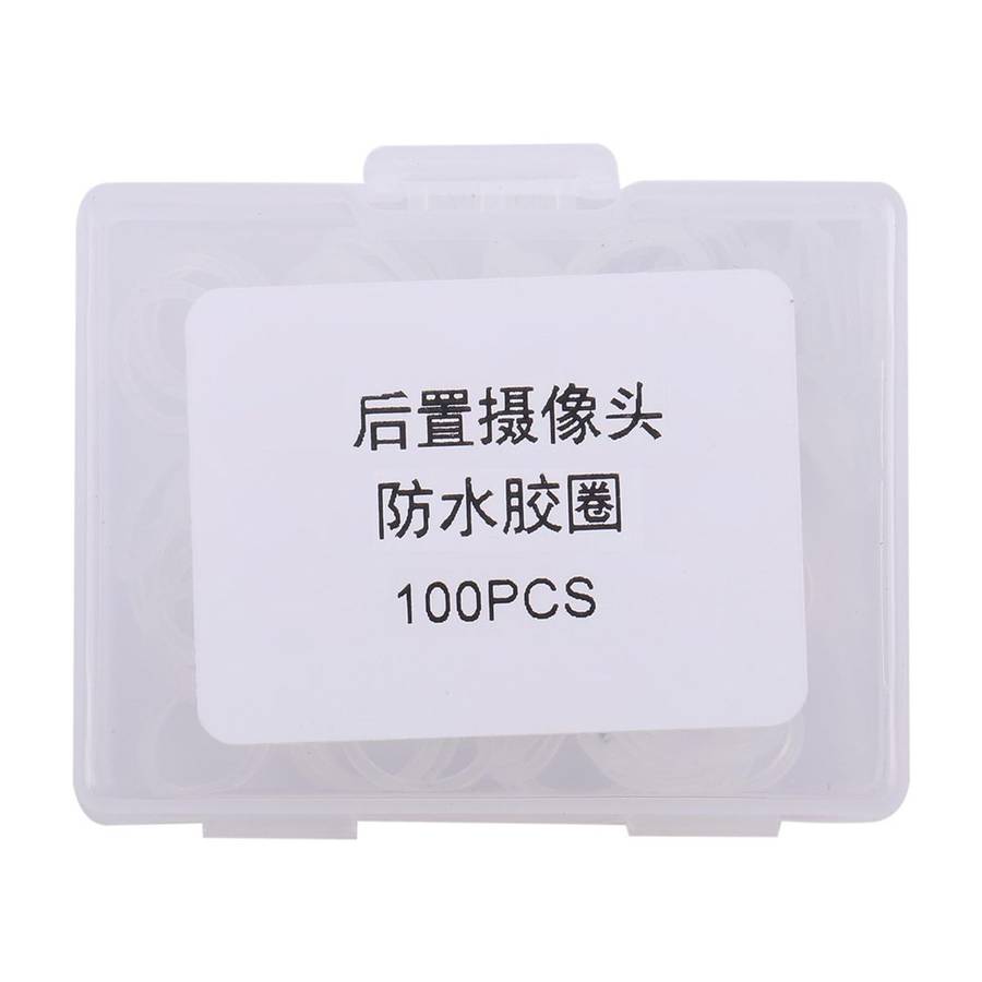 For iPhone X-17 Pro Max Rear Camera Waterproof Rubber Ring(White)