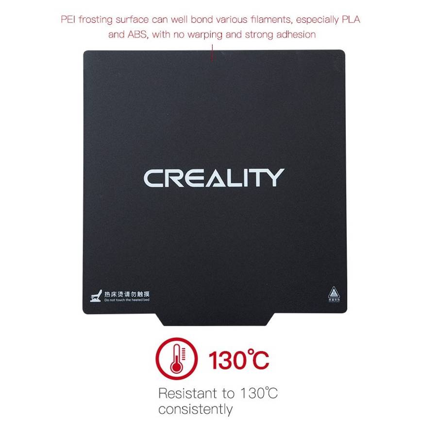 Creality PEI Priting Plate Double-sided PEI Spring Steel Sheet with Magnetic Base for Ender-3 3D P