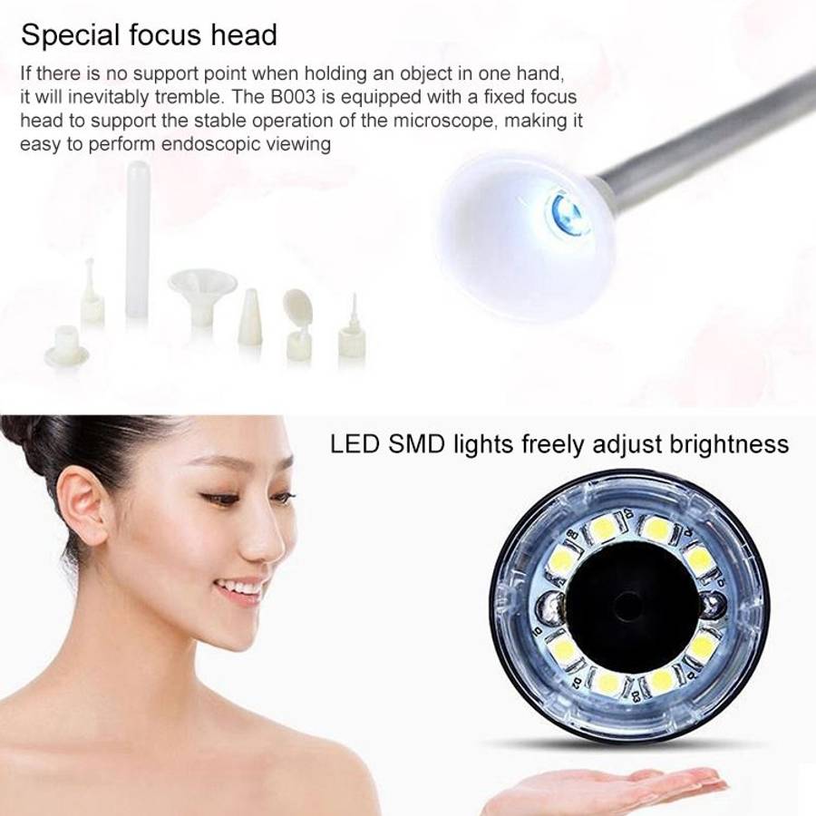 Supereyes B005 Digital Electronic Endoscope Industrial Stamp Insect Mites Magnifying Glass
