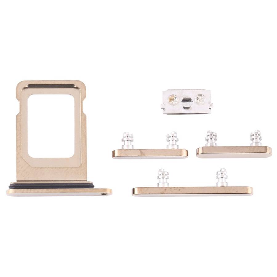 SIM Card Tray + Side Keys for iPhone 12 Pro Max(Gold)