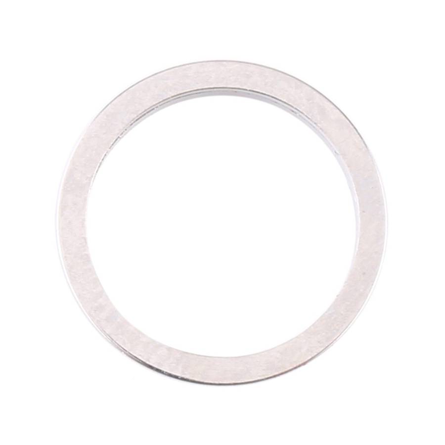 3 PCS Rear Camera Glass Lens Metal Protector Hoop Ring for iPhone 12 Pro Max(Silver)