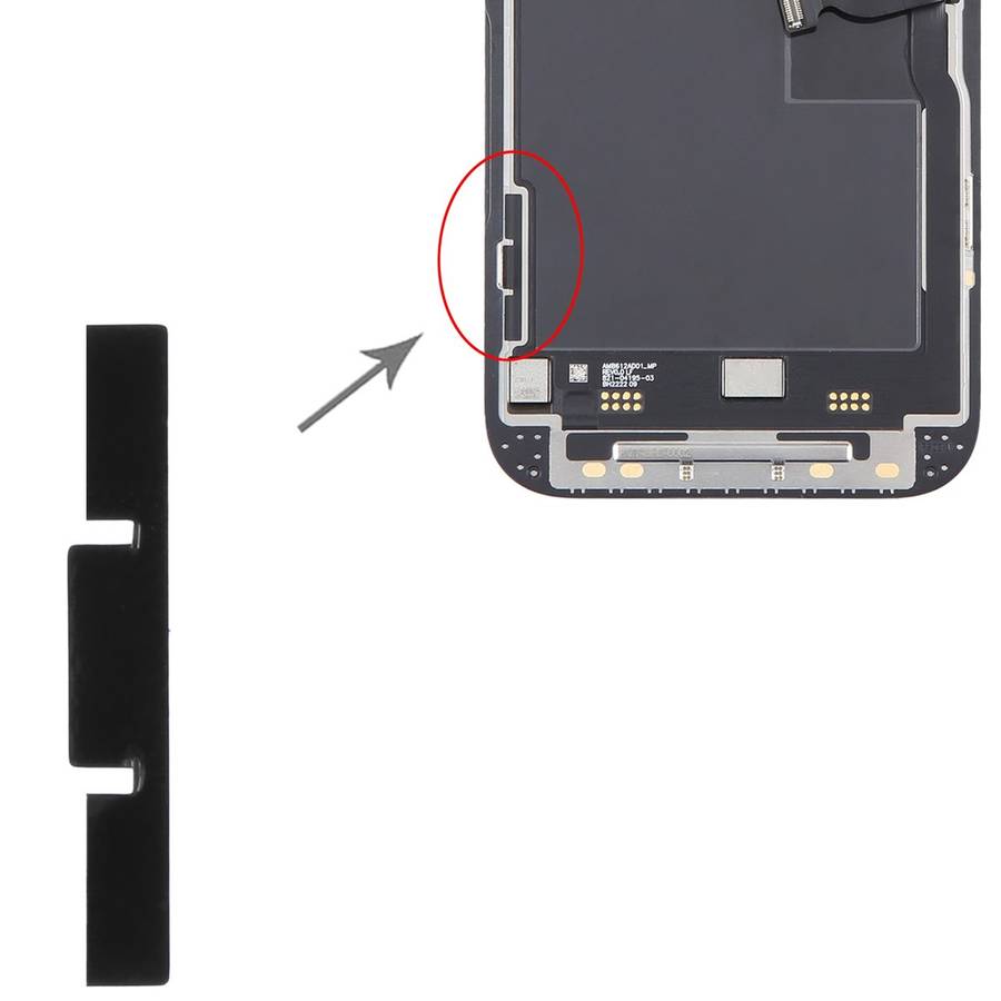 100/Set LCD Bracket Side Adhesive Stickers For iPhone 14 Pro Max / 14 Pro