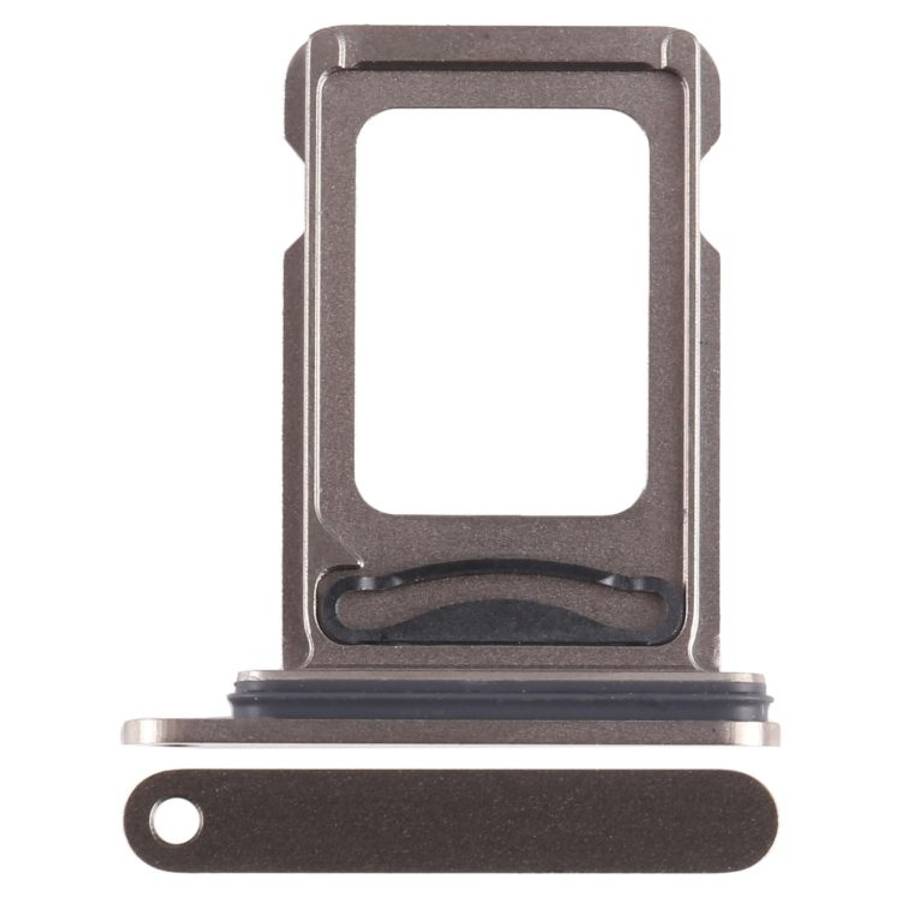 For iPhone 15 Pro SIM + SIM Card Tray (Titanium Color)