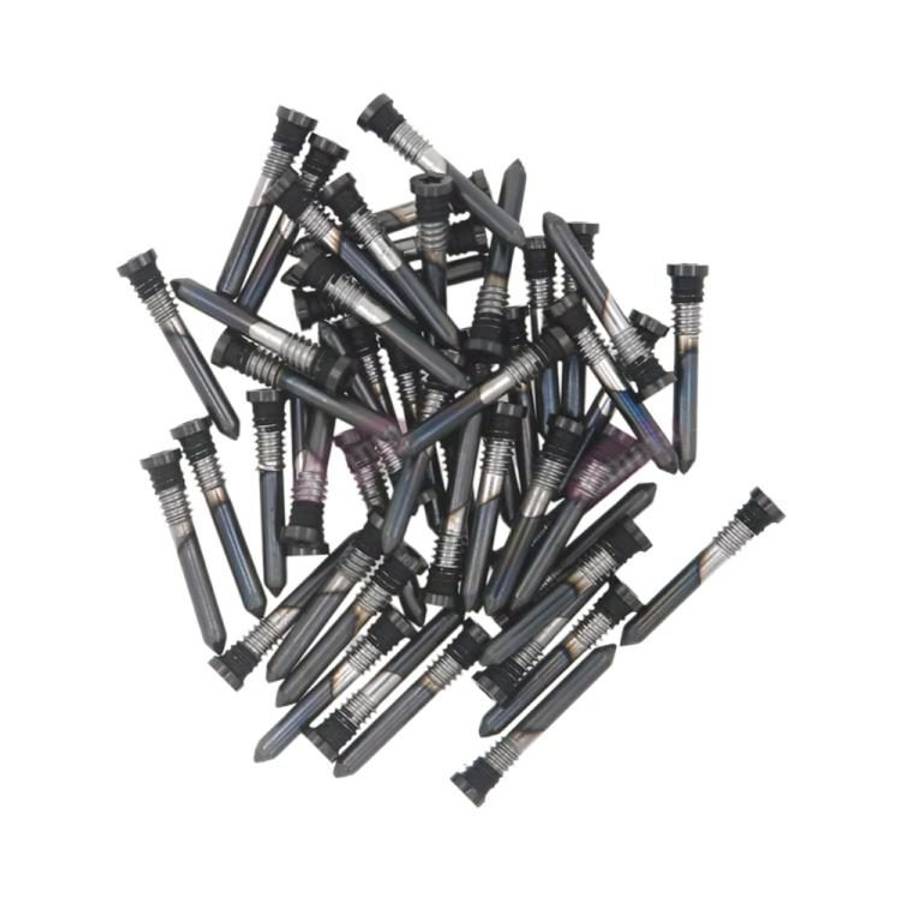For iPhone 16 Pro / 16 Pro Max 100pcs Charging Port Screws(Black)