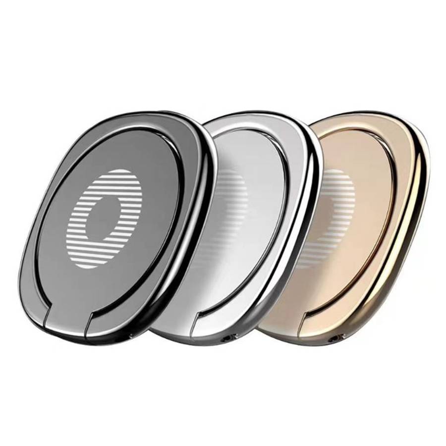 2pcs Universal 360 Degrees Rotatable Privity Metal Ring Holder Bracket for iPhone, Sam ... (Black)