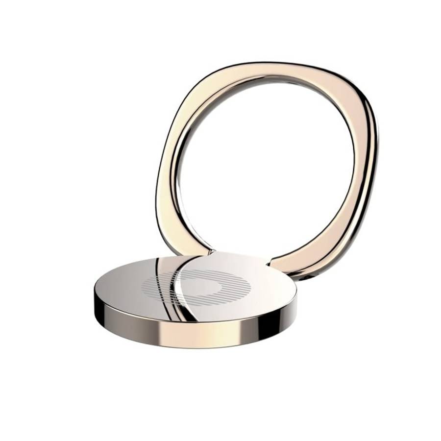 2pcs Universal 360 Degrees Rotatable Privity Metal Ring Holder Bracket for iPhone, Sams ... (Gold)