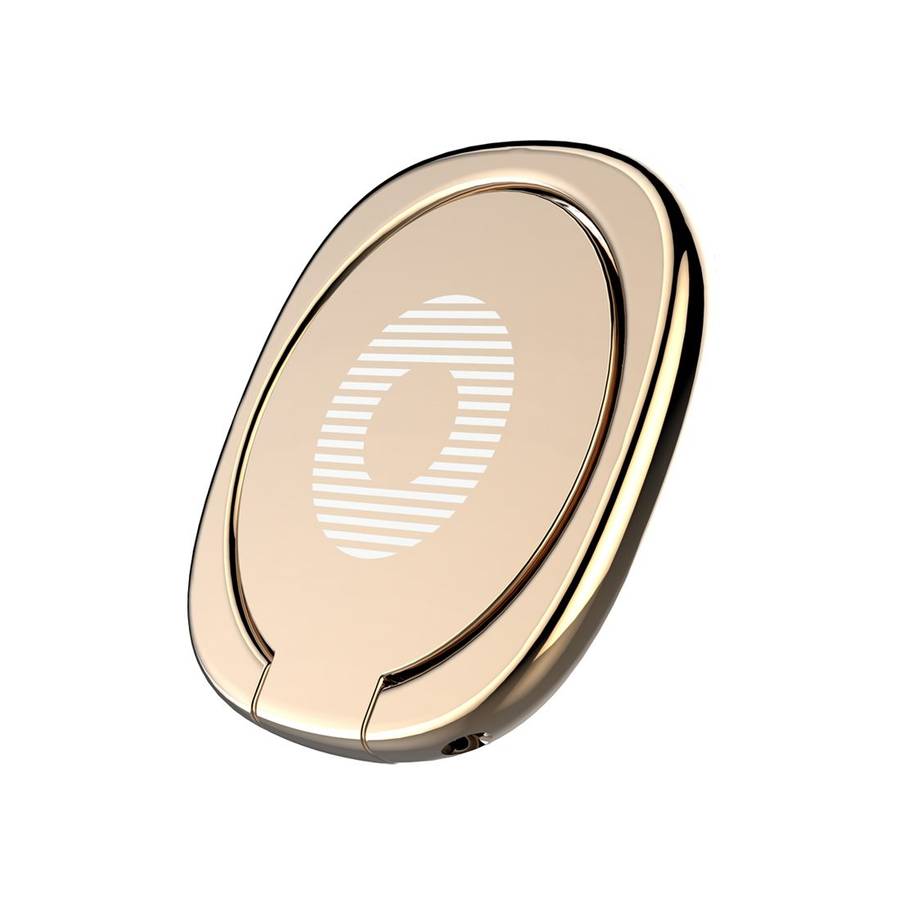 2pcs Universal 360 Degrees Rotatable Privity Metal Ring Holder Bracket for iPhone, Sams ... (Gold)