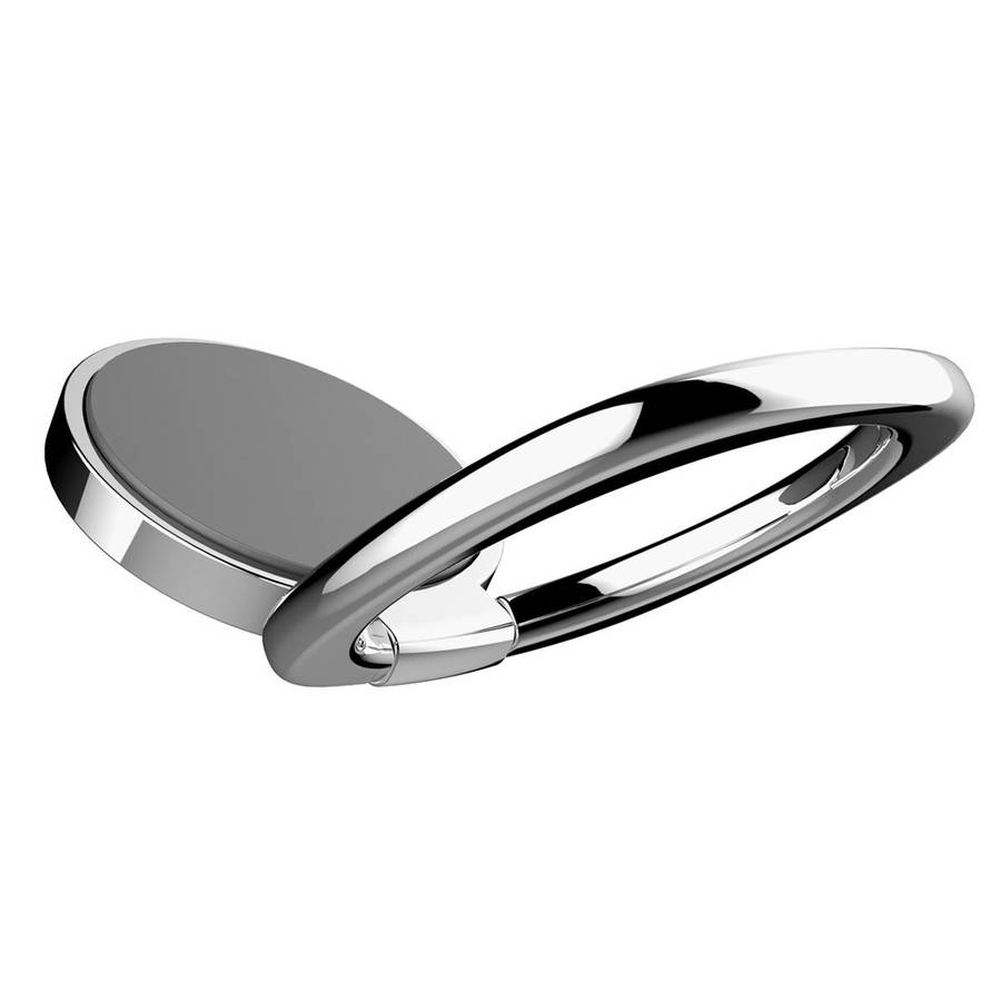2pcs Universal 360 Degrees Rotatable Privity Metal Ring Holder Bracket for iPhone, Sa ... (Silver)