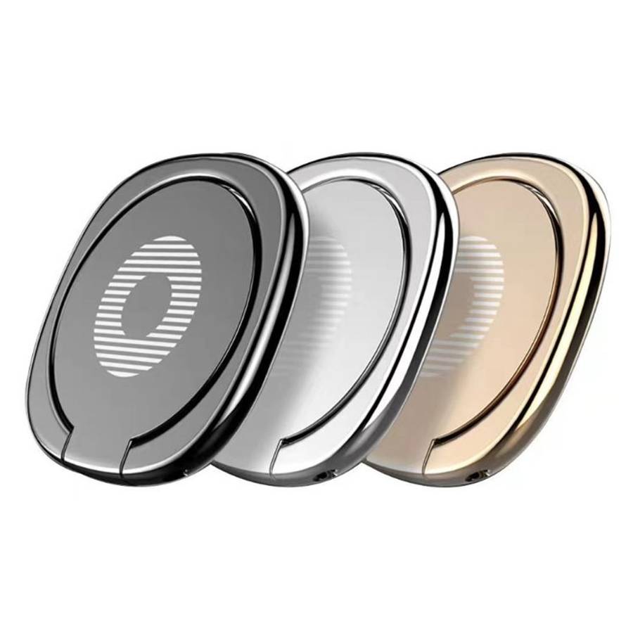 2pcs Universal 360 Degrees Rotatable Privity Metal Ring Holder Bracket for iPhone, Sa ... (Silver)