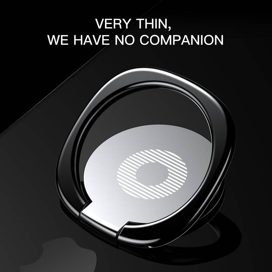 2pcs Universal 360 Degrees Rotatable Privity Metal Ring Holder Bracket for iPhone, Sa ... (Silver)