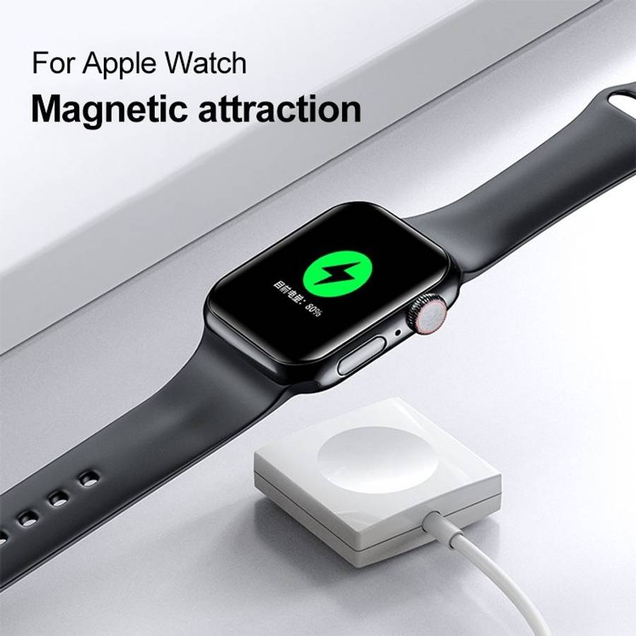 adj-981 Portable Magnetic Wireless Charger for Apple Watch (White)