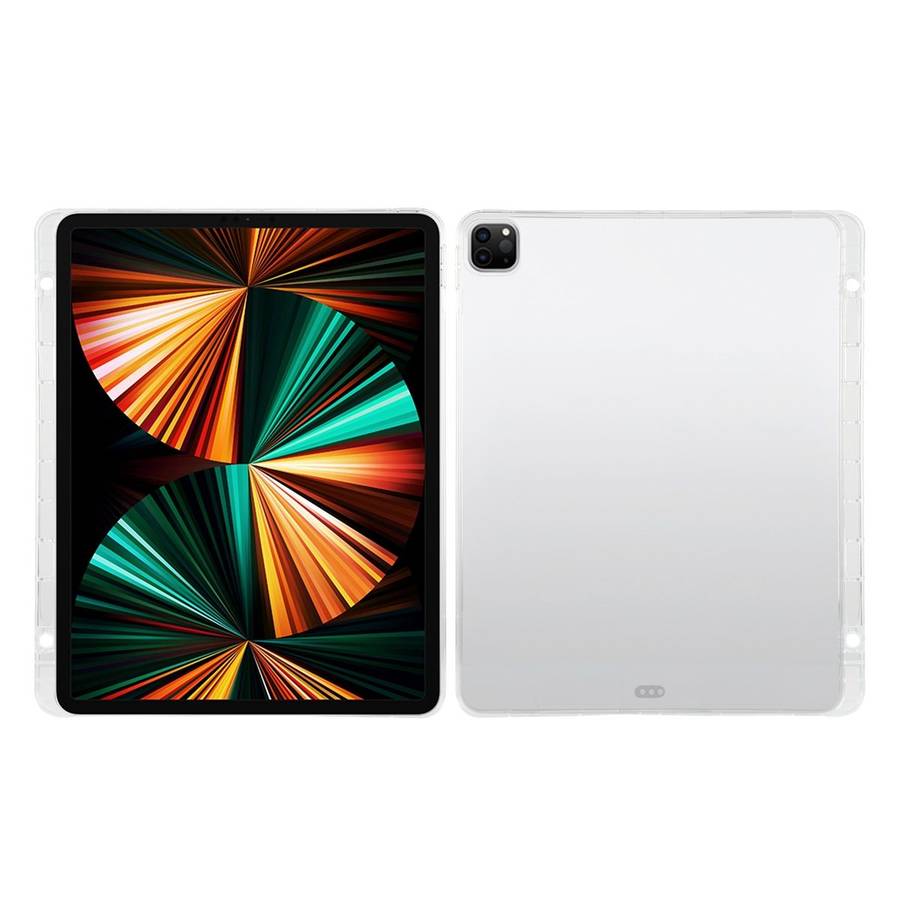 For iPad Pro 12.9 2022 / 2021 Transparent All-inclusive TPU Silicone Anti-drop Protective Tablet C