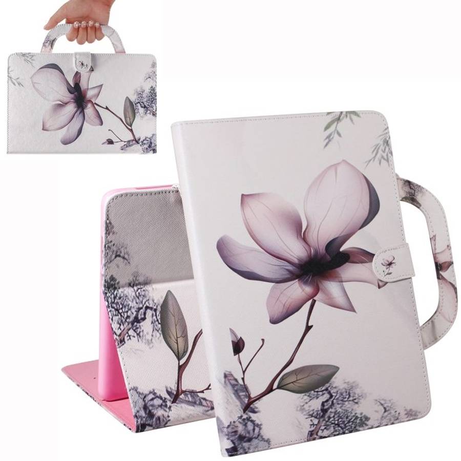Magnolia Pattern Horizontal Flip Leather Case for iPad Pro 11 Inch (2018), with Holder & Card Slot