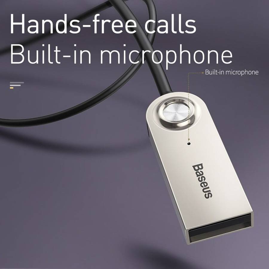 Baseus USB Wireless Audio Adapter Cable(Black)