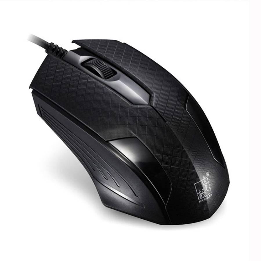 Chasing Leopard 129 USB Universal Wired Optical Gaming Mouse with Counter Weight, Leng ... (Black)