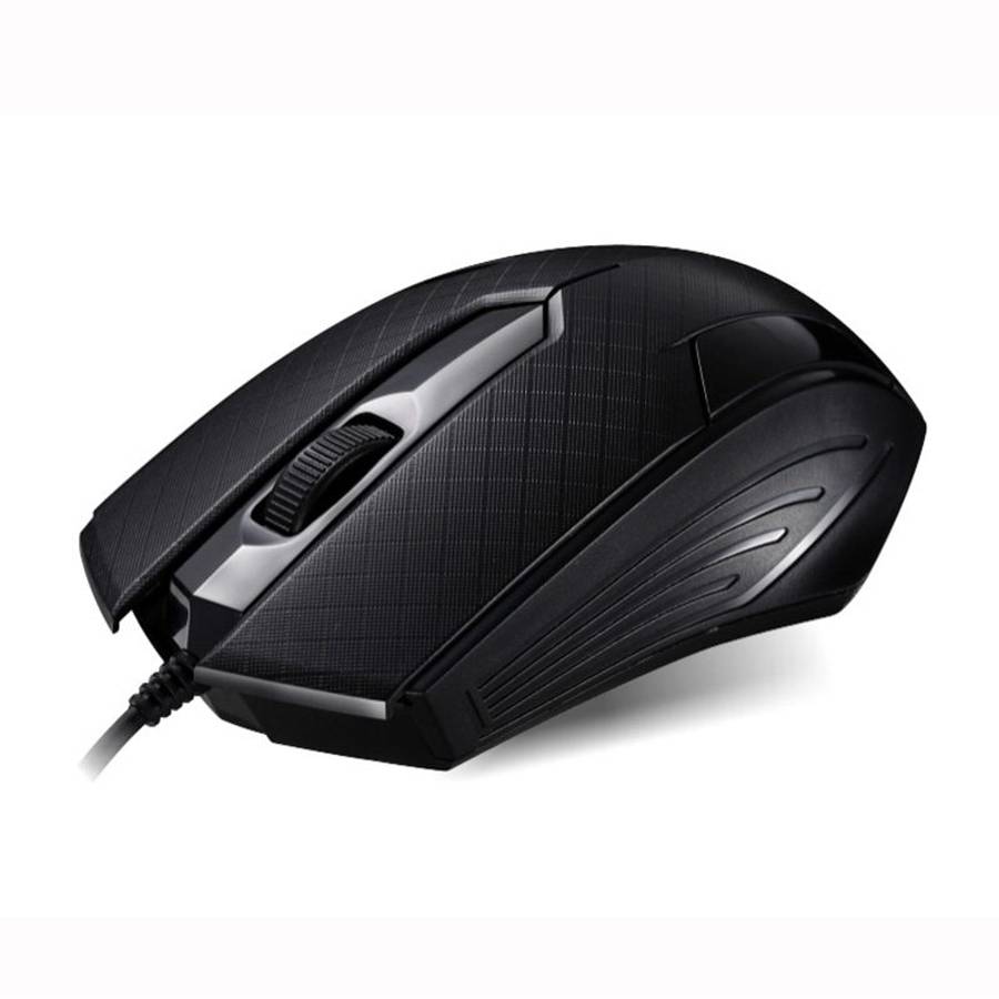 Chasing Leopard 129 USB Universal Wired Optical Gaming Mouse with Counter Weight, Leng ... (Black)