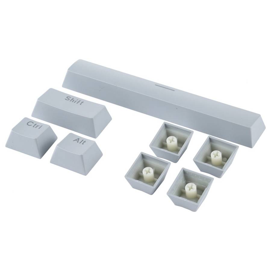 ABS Translucent Keycaps, OEM Highly Mechanical Keyboard, Universal Game Keyboard (Grey)
