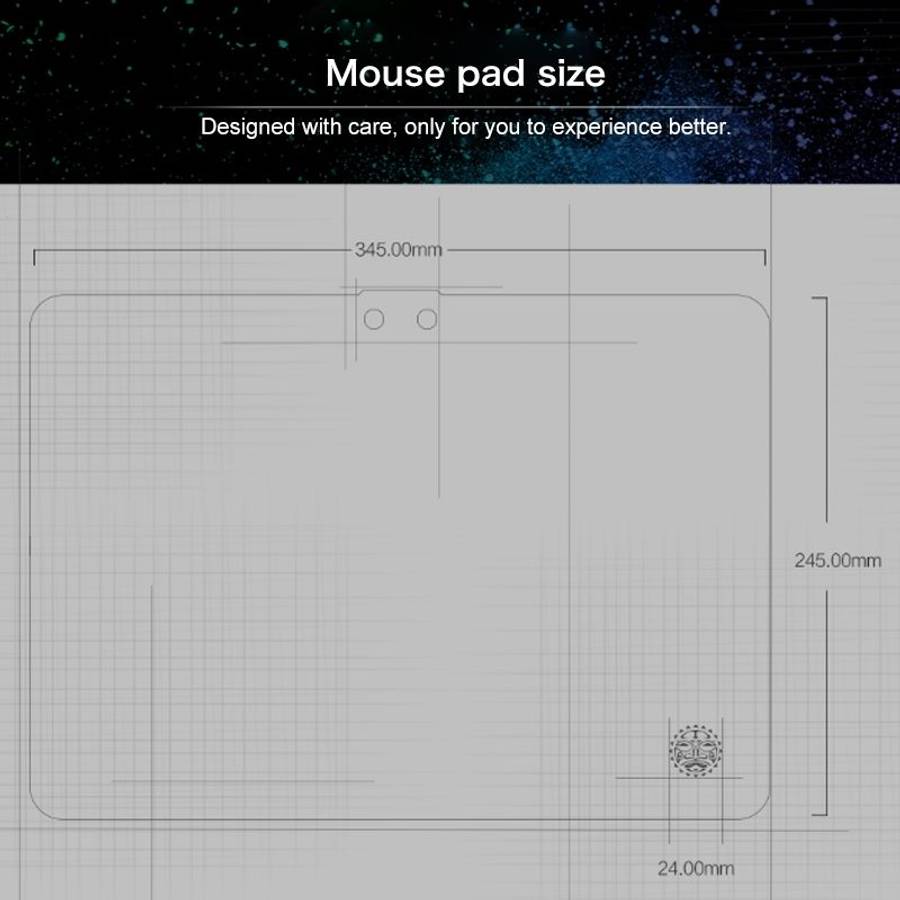 Lenovo Maya Light Game Service RGB Colorful Mouse Pad (Black)