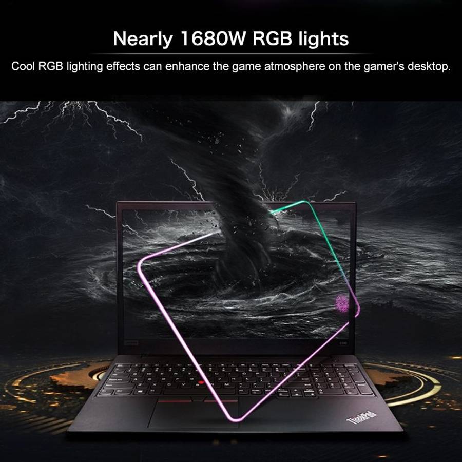 Lenovo Maya Light Game Service RGB Colorful Mouse Pad (Black)