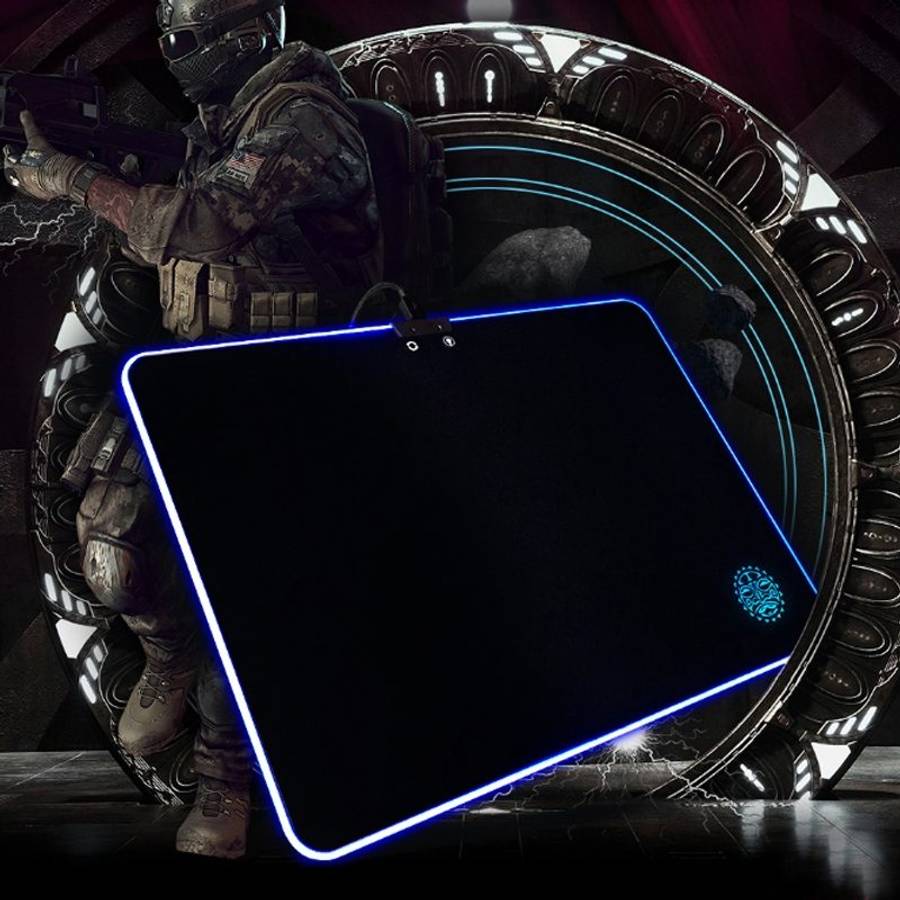 Lenovo Maya Light Game Service RGB Colorful Mouse Pad (Black)