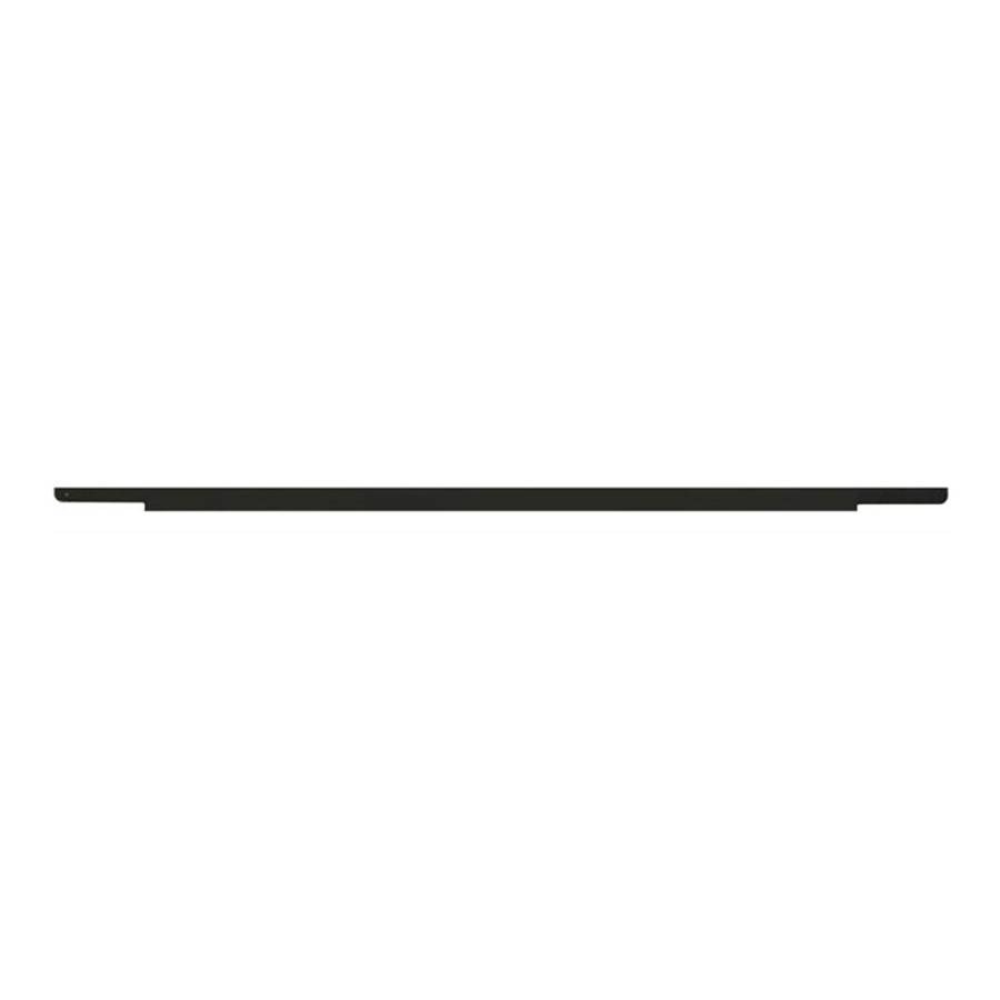 Glass Material LCD Screen Display Front Bezel Logo Cover for MacBook Retina 15.4 inch ... (Silver)
