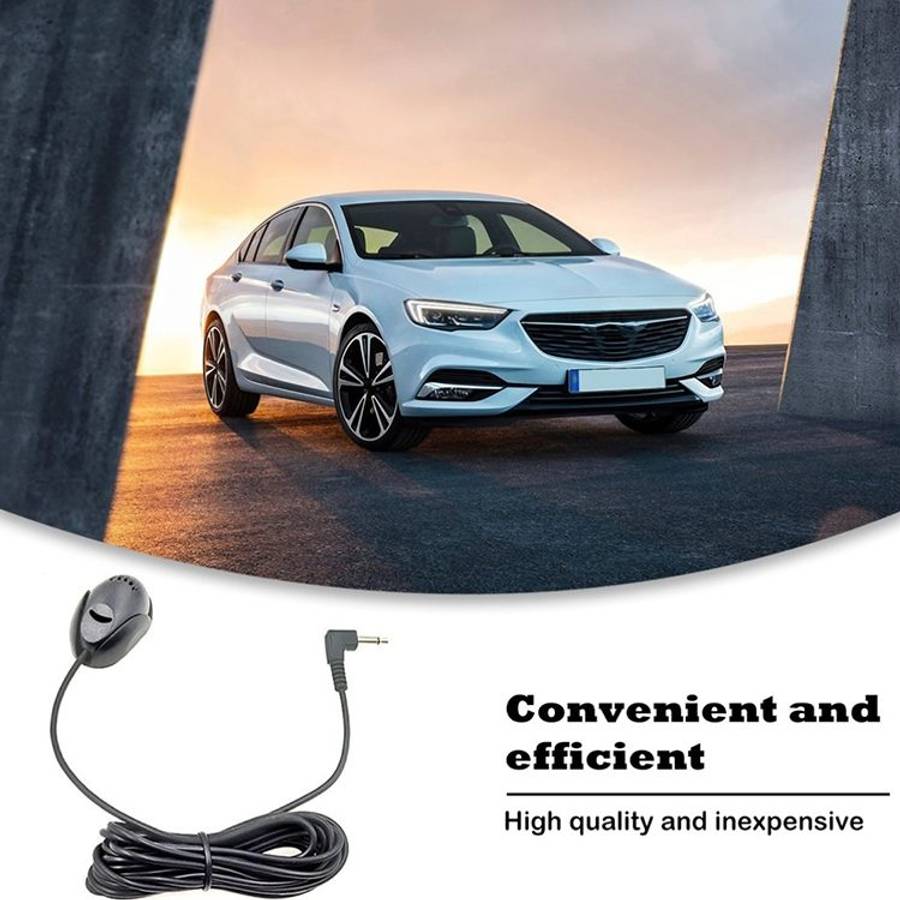ZJ010MR Mono 2.5mm Angle Head Plug Car Navigation GPS Speaker External Paste Bluetooth Microphone,