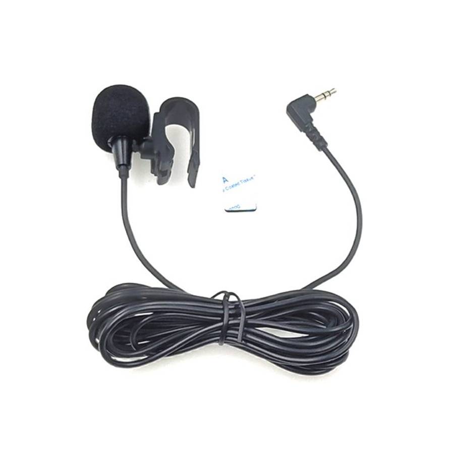 ZJ025MR Stick-on Clip-on Lavalier Stereo Microphone for Car GPS / Bluetooth Enabled Audio DVD Exte