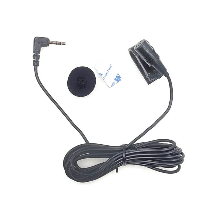 ZJ025MR Stick-on Clip-on Lavalier Stereo Microphone for Car GPS / Bluetooth Enabled Audio DVD Exte