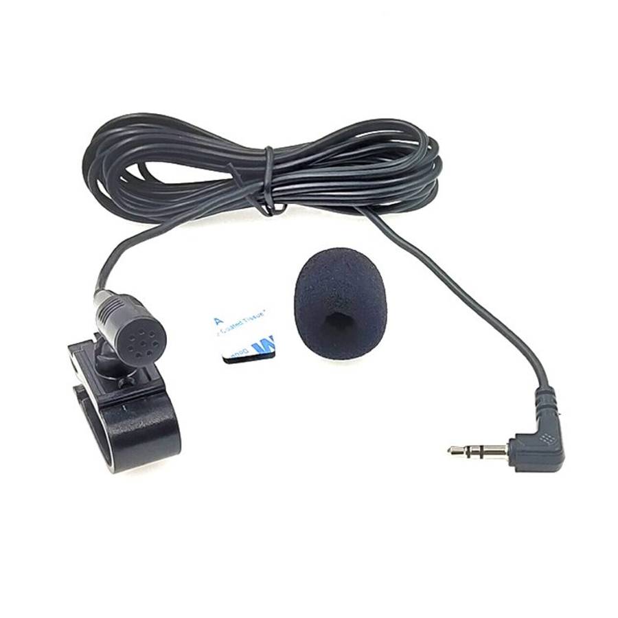 ZJ025MR Stick-on Clip-on Lavalier Stereo Microphone for Car GPS / Bluetooth Enabled Audio DVD Exte