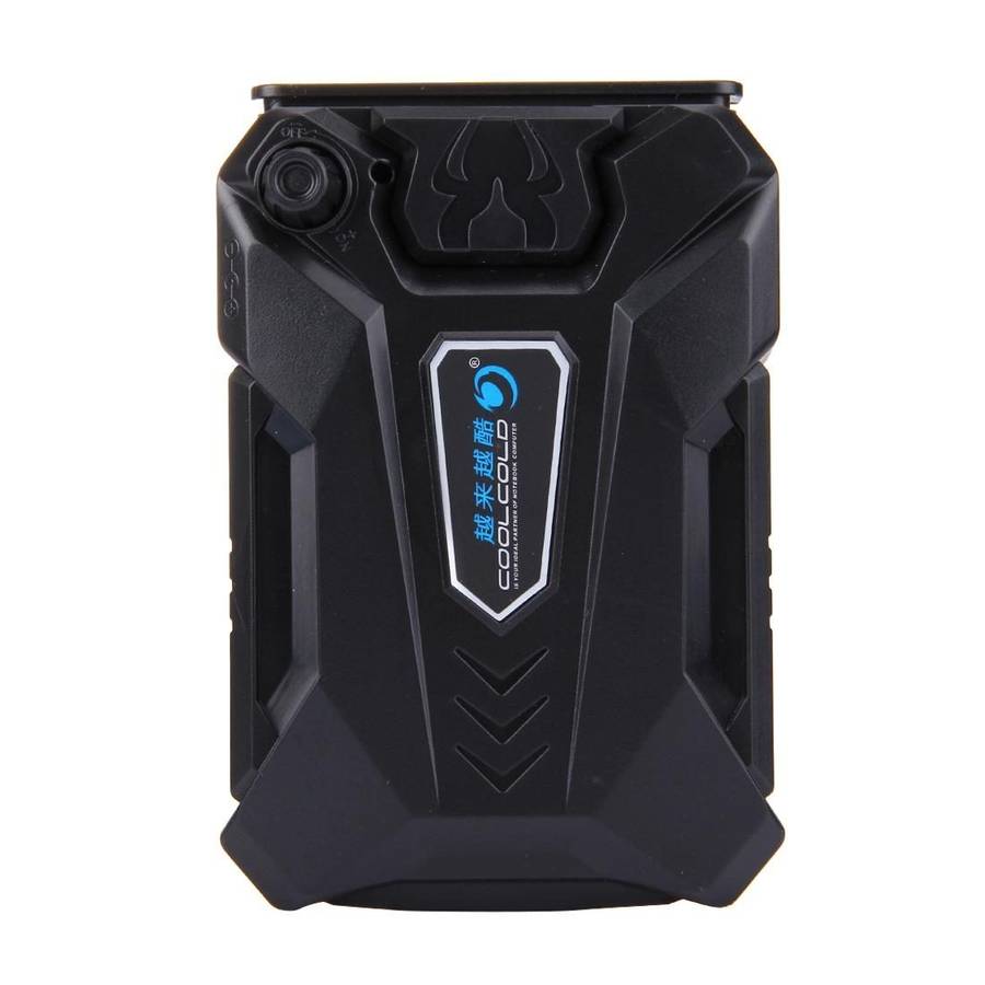 Ice Troll III Gaming Laptop Notebook Cooling Pad Mute Air Extracting Cooling Fan Turbo ... (Black)