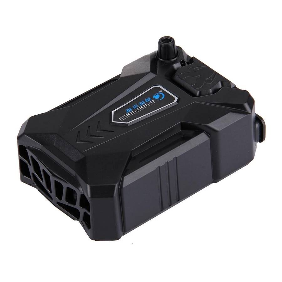 Ice Troll III Gaming Laptop Notebook Cooling Pad Mute Air Extracting Cooling Fan Turbo ... (Black)