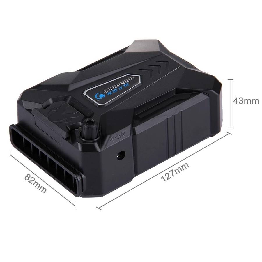 Ice Troll III Gaming Laptop Notebook Cooling Pad Mute Air Extracting Cooling Fan Turbo ... (Black)