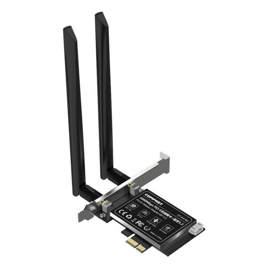 COMFAST CF-AX180 1800Mbps PCI-E Bluetooth 5.2 Dual Frequency Gaming WiFi 6 Wireless Network Card w