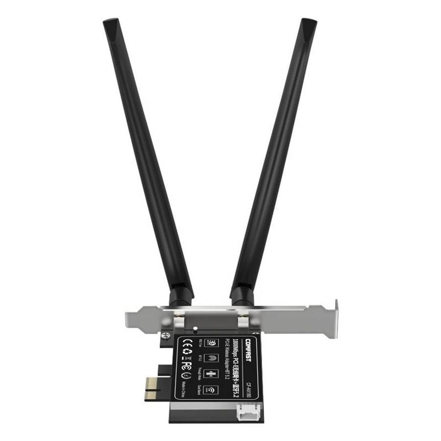 COMFAST CF-AX180 1800Mbps PCI-E Bluetooth 5.2 Dual Frequency Gaming WiFi 6 Wireless Network Card w