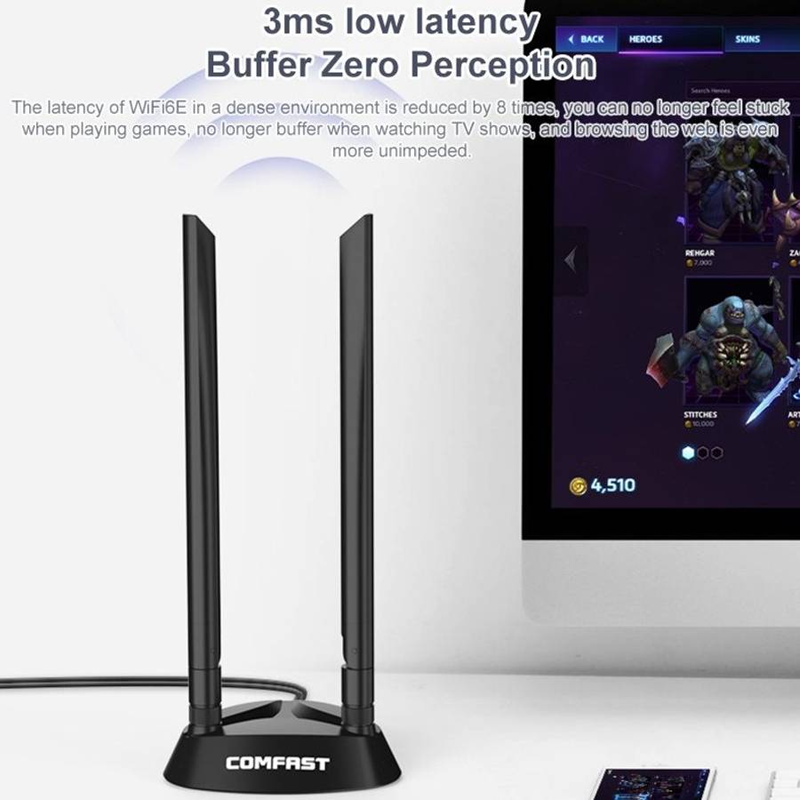 COMFAST AX200 Plus+ 5374Mbps WiFi6 PCIE High Speed Wireless Network Card