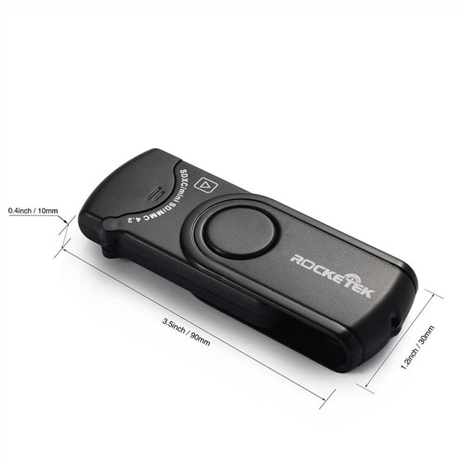 Rocketek CR3 USB3.0 2 in 1 SD / TF Card Reader
