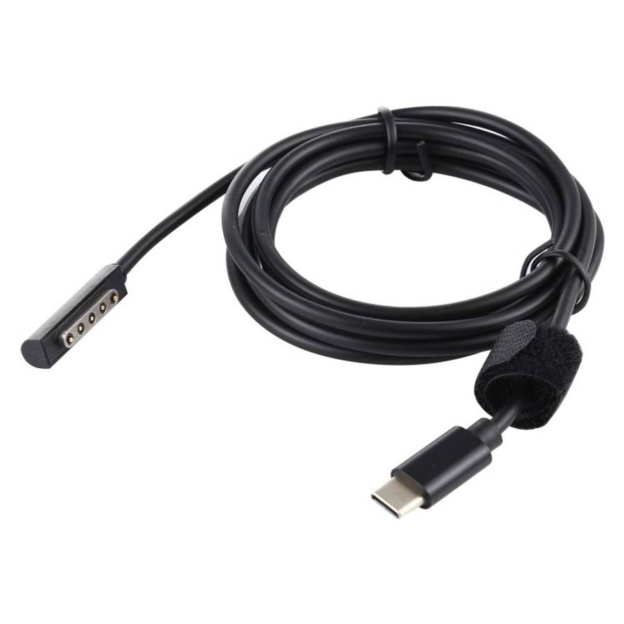 USB-C / Type-C Power Supply PD 65W Fast Charging Cable for Microsoft Surface Pro 2, Cable Length: