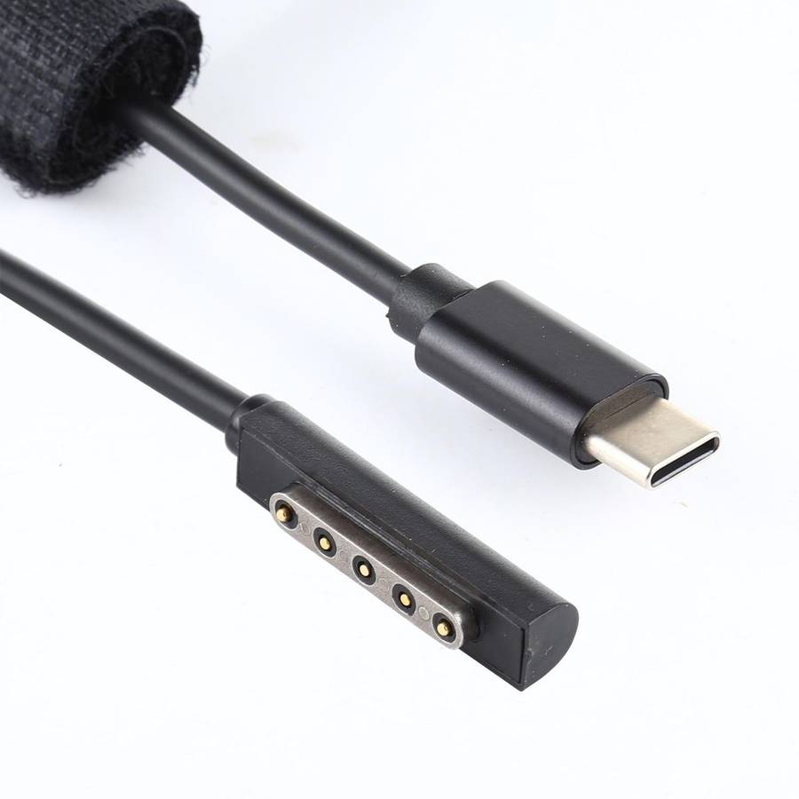 USB-C / Type-C Power Supply PD 65W Fast Charging Cable for Microsoft Surface Pro 2, Cable Length: