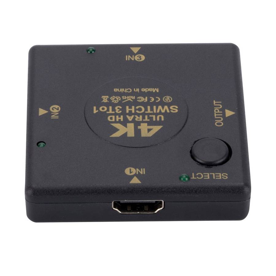 HDMI Switch 3 into 1 out 4Kx2K HD Video Switch