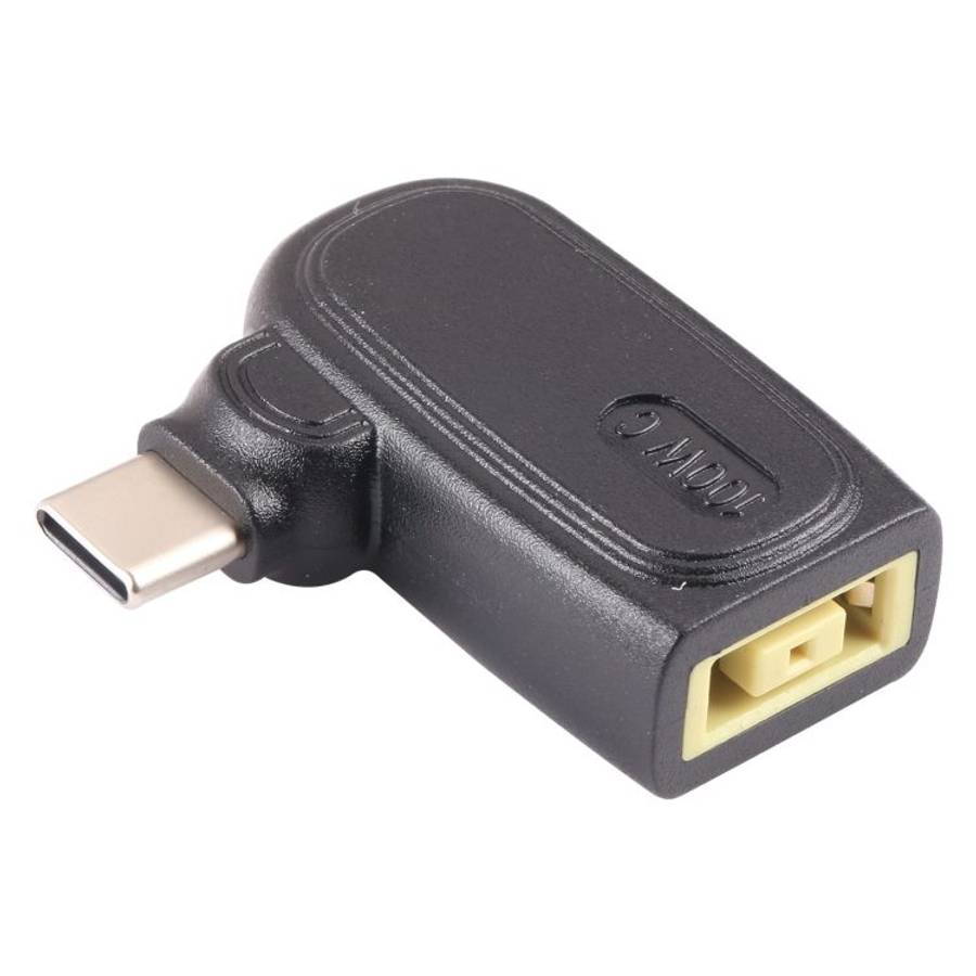 100W Big Square USB Female to USB-C/Type-C Male Plug Laptop Adapter Connector For Lenovo Thinkpad